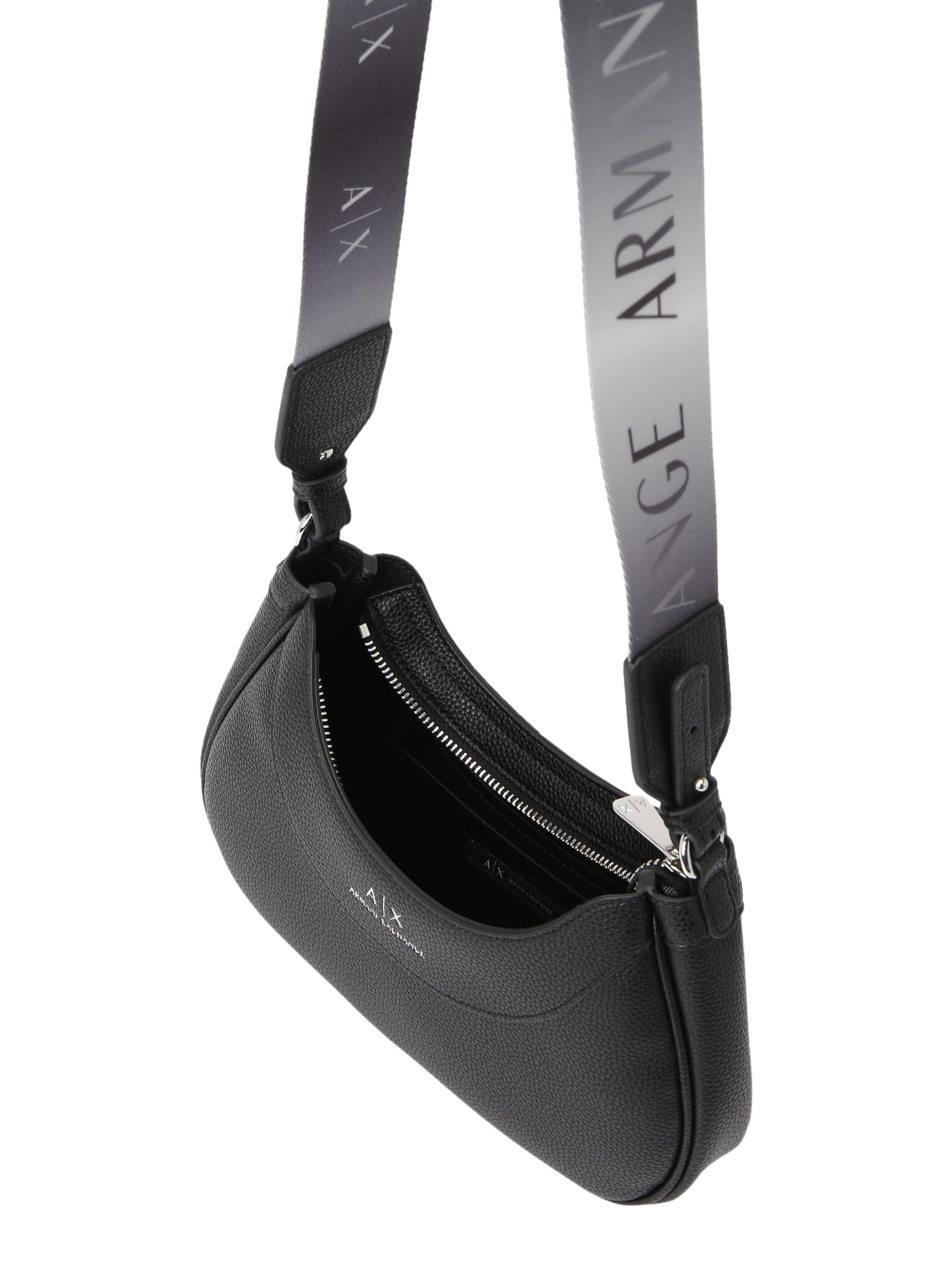 ARMANI EXCHANGE Taška přes rameno 'HOBO' – černá