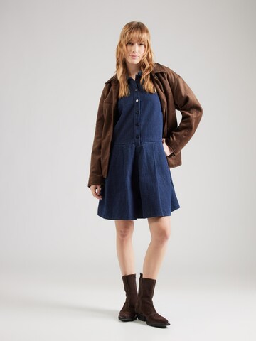 Robe-chemise 'PCJINA' PIECES en bleu