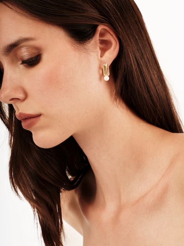 Orecchini 'STYLIZE' di Breil in oro: frontale