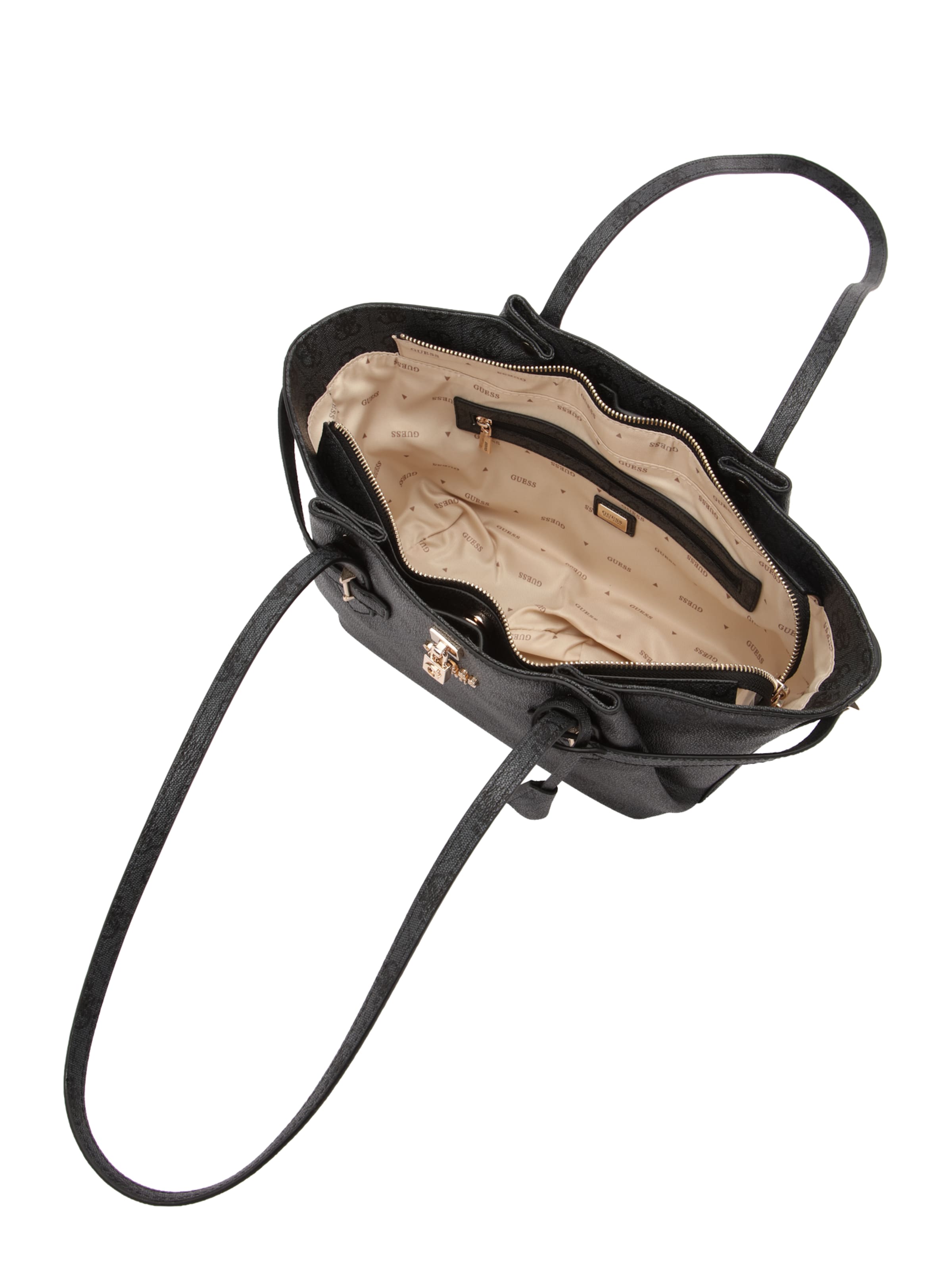GUESS Axelremsväska 'Yesba' i svart