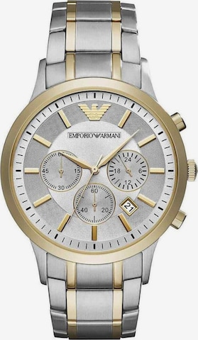 Orologio analogico 'MONTRE HOMME EMPORIO ARMANI Chronographe AR11076' di Emporio Armani in grigio: frontale