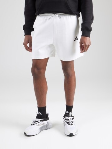ADIDAS SPORTSWEAR Обычный Спортивные штаны в Белый: спереди