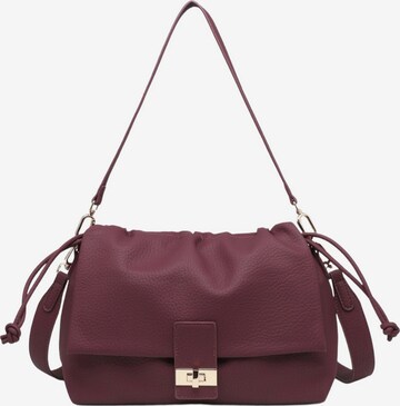 Borsa a mano 'Borsa a mano donna Kassandra Matelot - Poliestere chiusura zip' di Kassandra in rosso: frontale