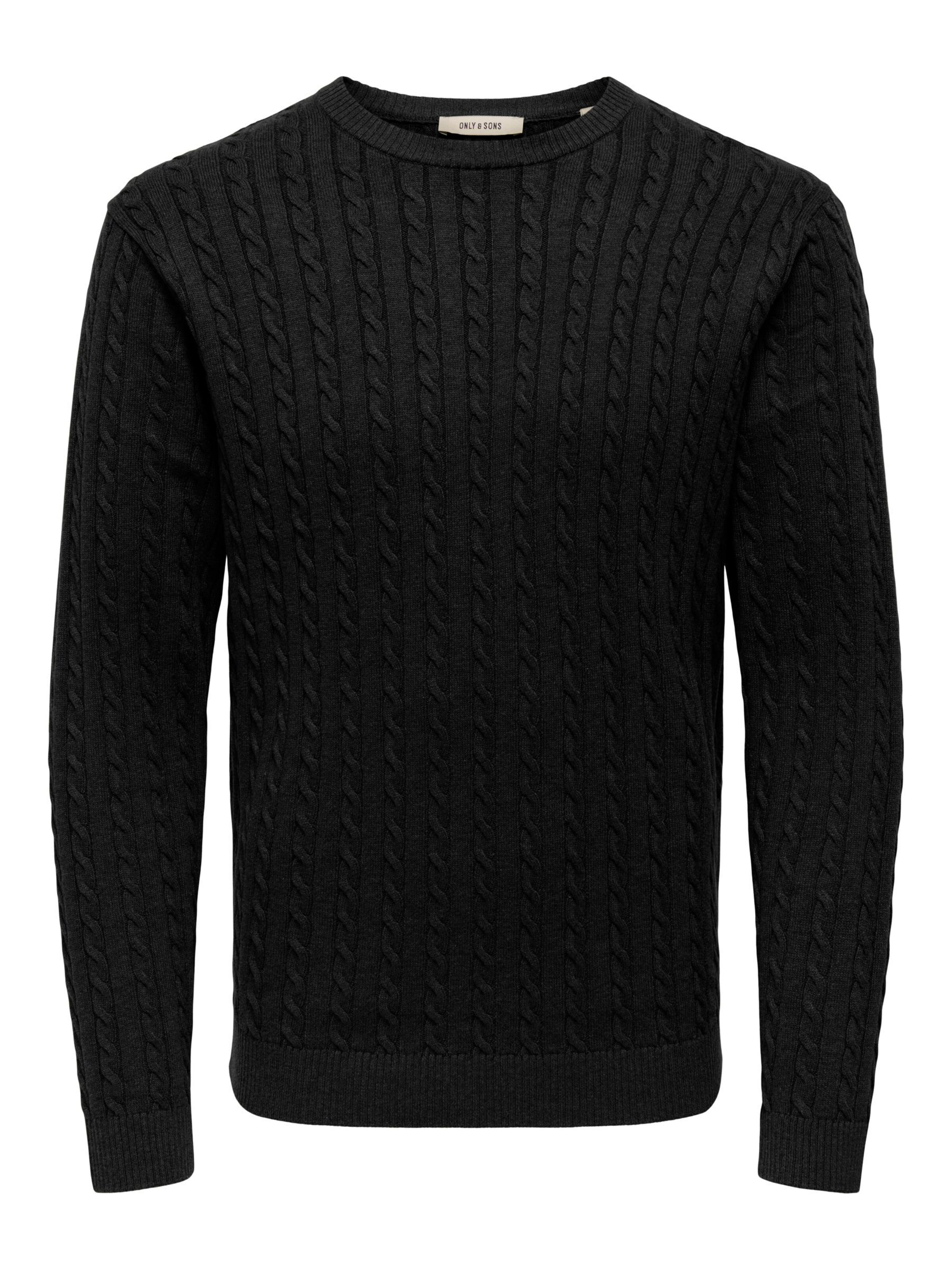 Pull-over 'ONSLoui' Only & Sons en noir : devant