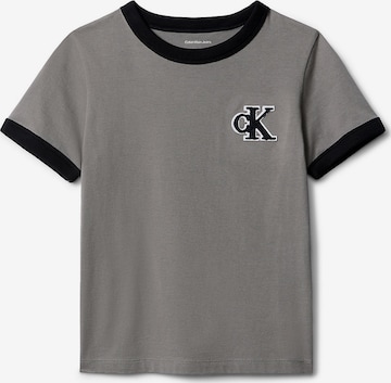 T-Shirt Calvin Klein Jeans en gris : devant