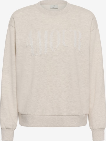 Kaffe Sweatshirt 'KAMelody' i beige: forside