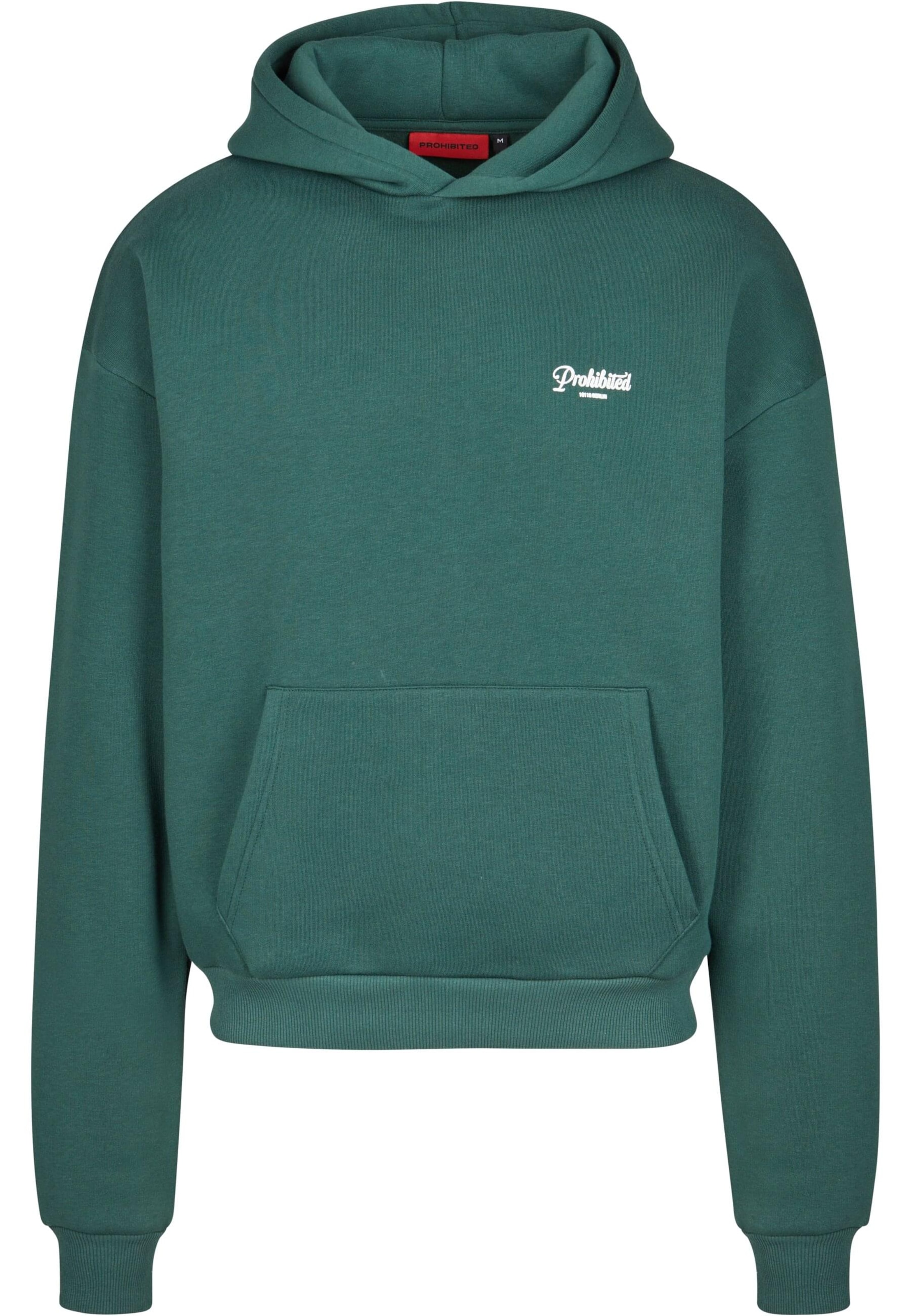 Prohibited Sweatshirt 'Prohibited' in Groen: voorkant