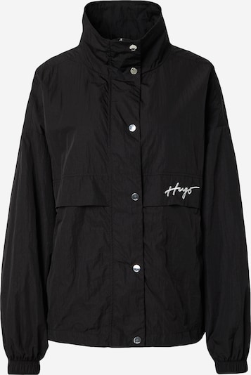 HUGO Red Between-season jacket 'Filia-1' in Black / White, Item view