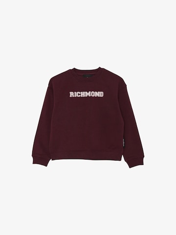 John Richmond Sweatshirt 'GAIA' in Rot: Vorderseite