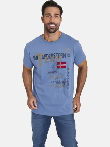 T-Shirt ' Sölve ' Jan Vanderstorm en bleu : devant