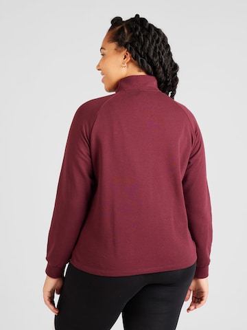 Only Play Curvy Sportief sweatshirt 'Melina' in Rood