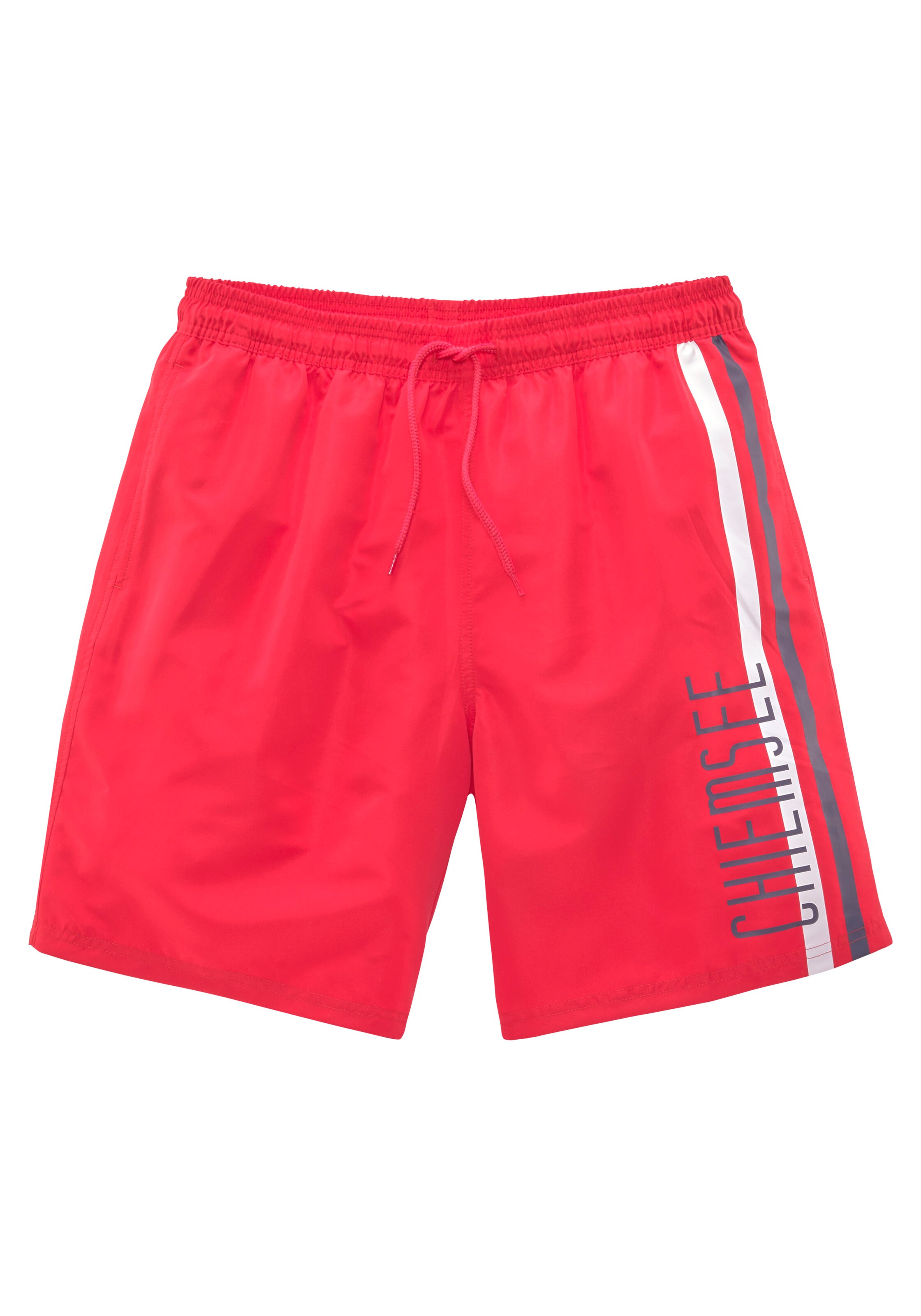 CHIEMSEE Board Shorts in Red: front