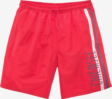 CHIEMSEE Board Shorts in Red: front