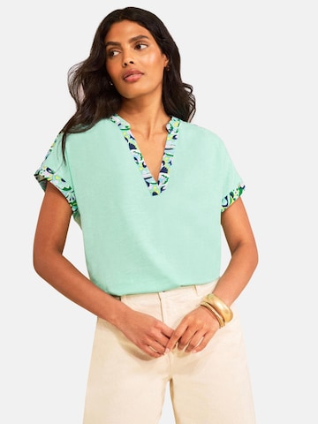 T-shirt love & roses en bleu : devant