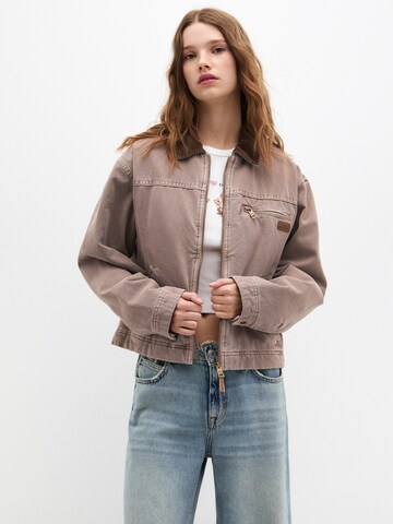 Pull&Bear Tussenjas in Roze: voorkant
