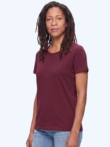 Life-Tree Shirt 'Basic' in Red: front
