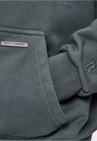 Dropsize Sweatshirt 'Bazix Republiq' i blå