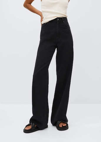 MANGO Jeans 'Fluido' in Black: front