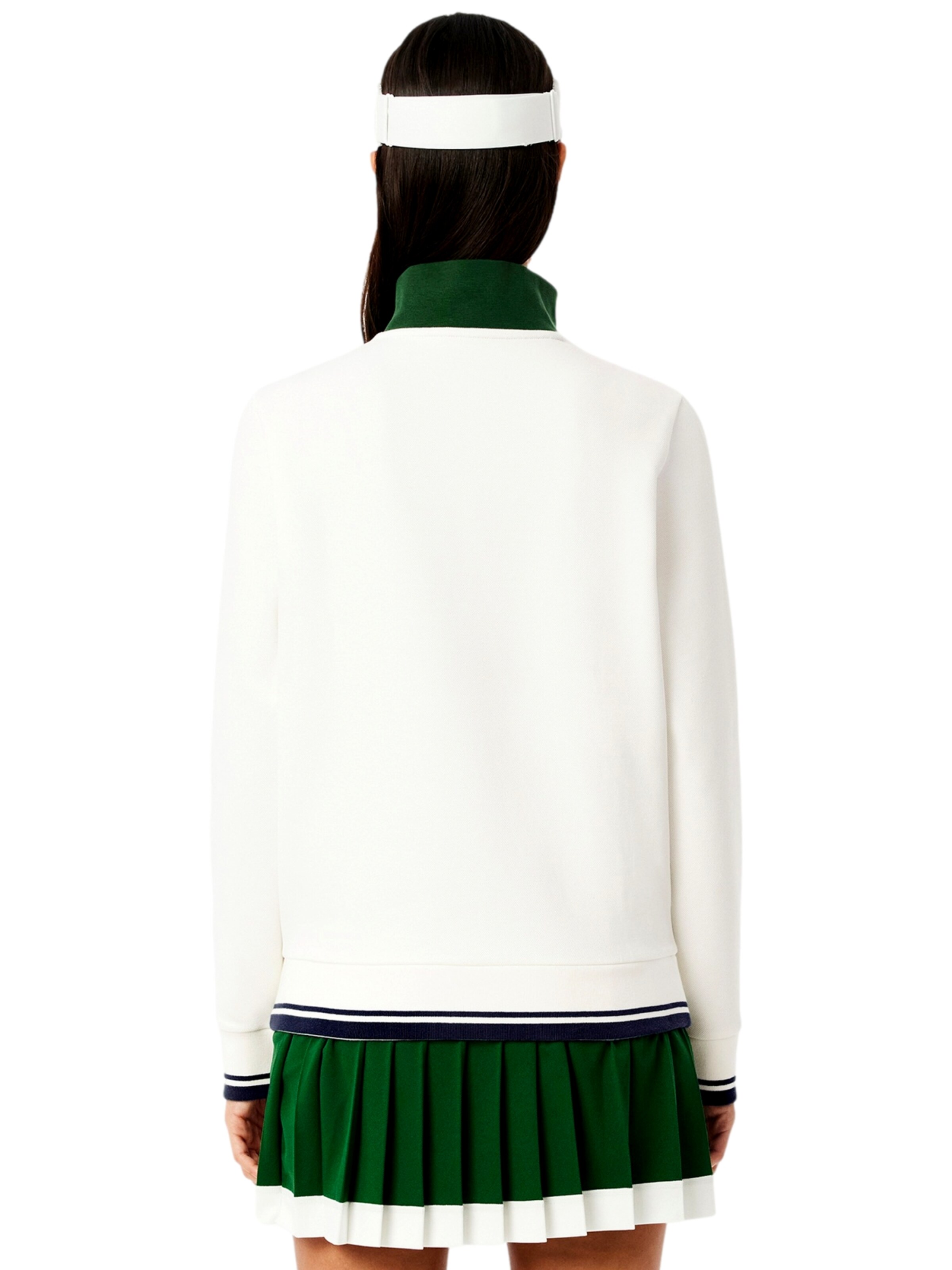 LACOSTE Sweatshirt 'Heritage' i hvid