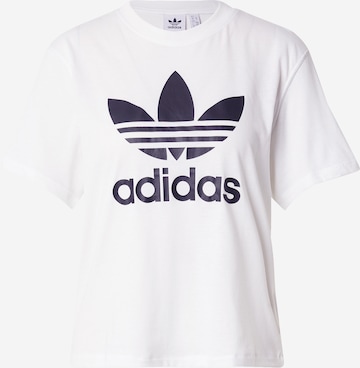 ADIDAS ORIGINALS Shirts i hvid: forside