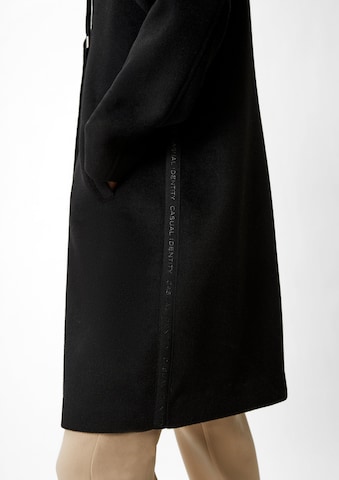 Manteau mi-saison comma casual identity en noir