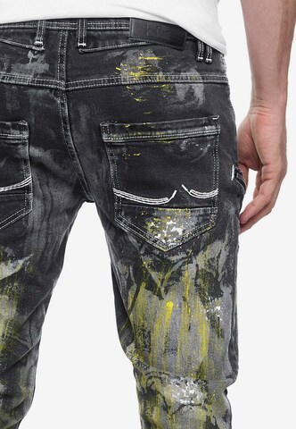 Rusty Neal Regular Jeans 'MORI' in Zwart