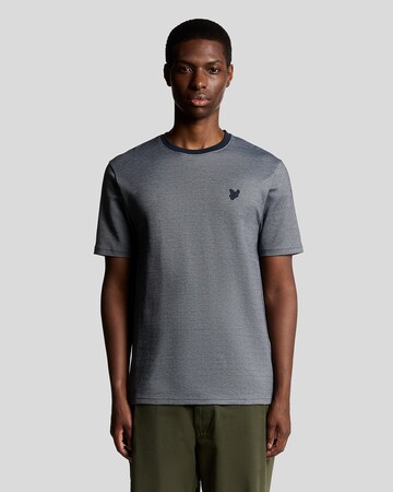Lyle & Scott Shirt 'Pique Interlock' in Grijs: voorkant