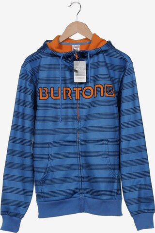 BURTON Sweatshirt & Zip-Up Hoodie in S in Blue: front