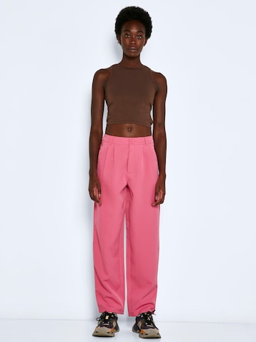 Loosefit Pantalon à pince 'SELLINA' Noisy may en rose