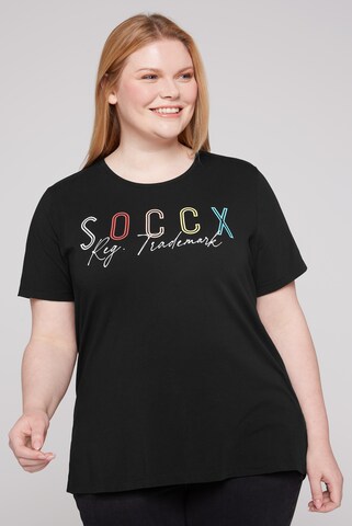 Soccx T-Shirt in Schwarz: predná strana