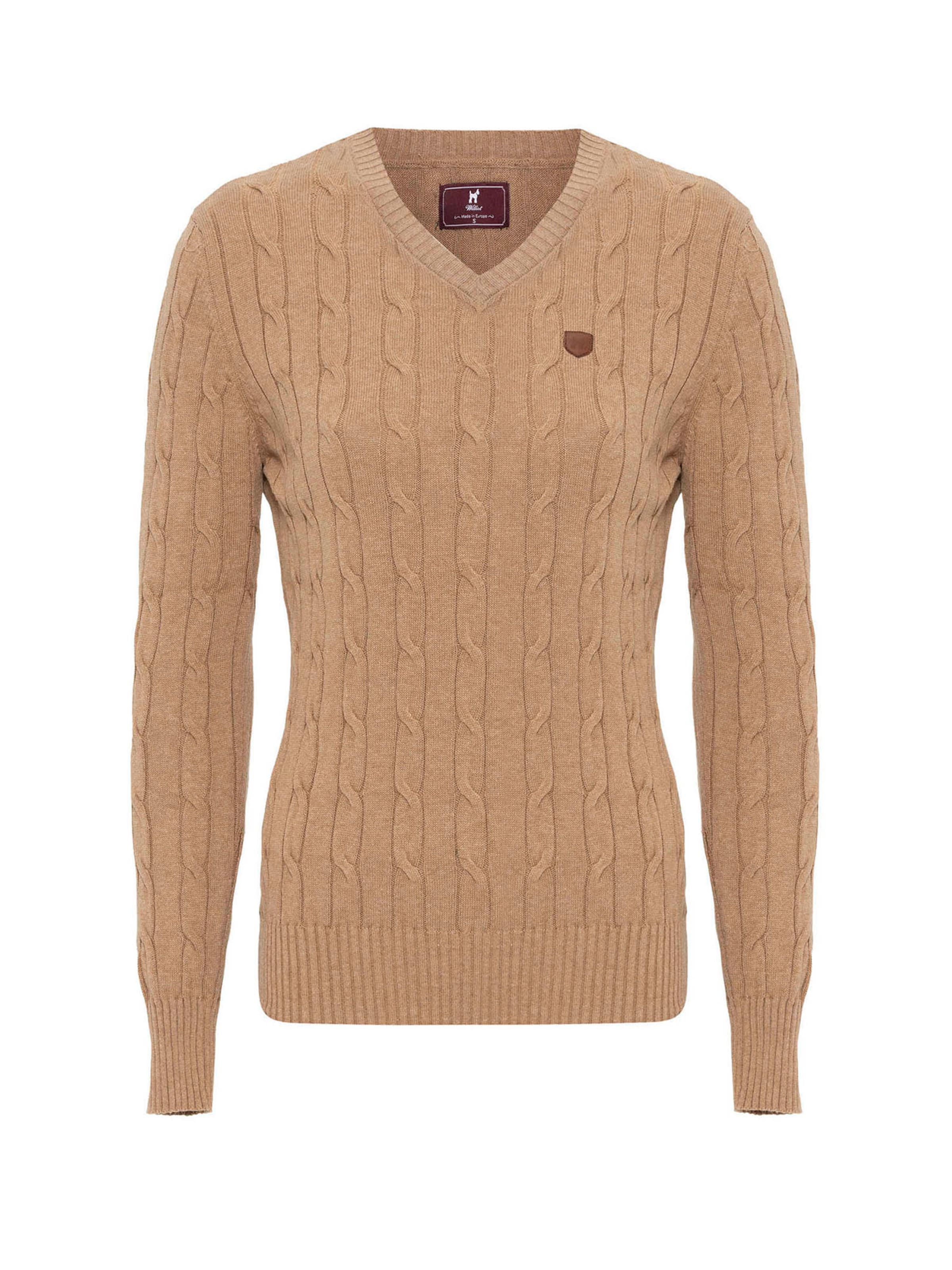 Williot Trui in Beige: voorkant