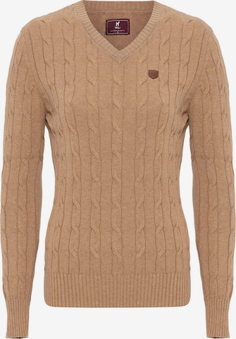 Pullover di Williot in beige: frontale