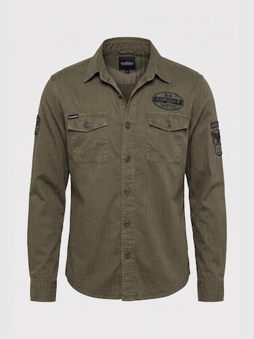 KOROSHI Regular fit Overhemd in Groen