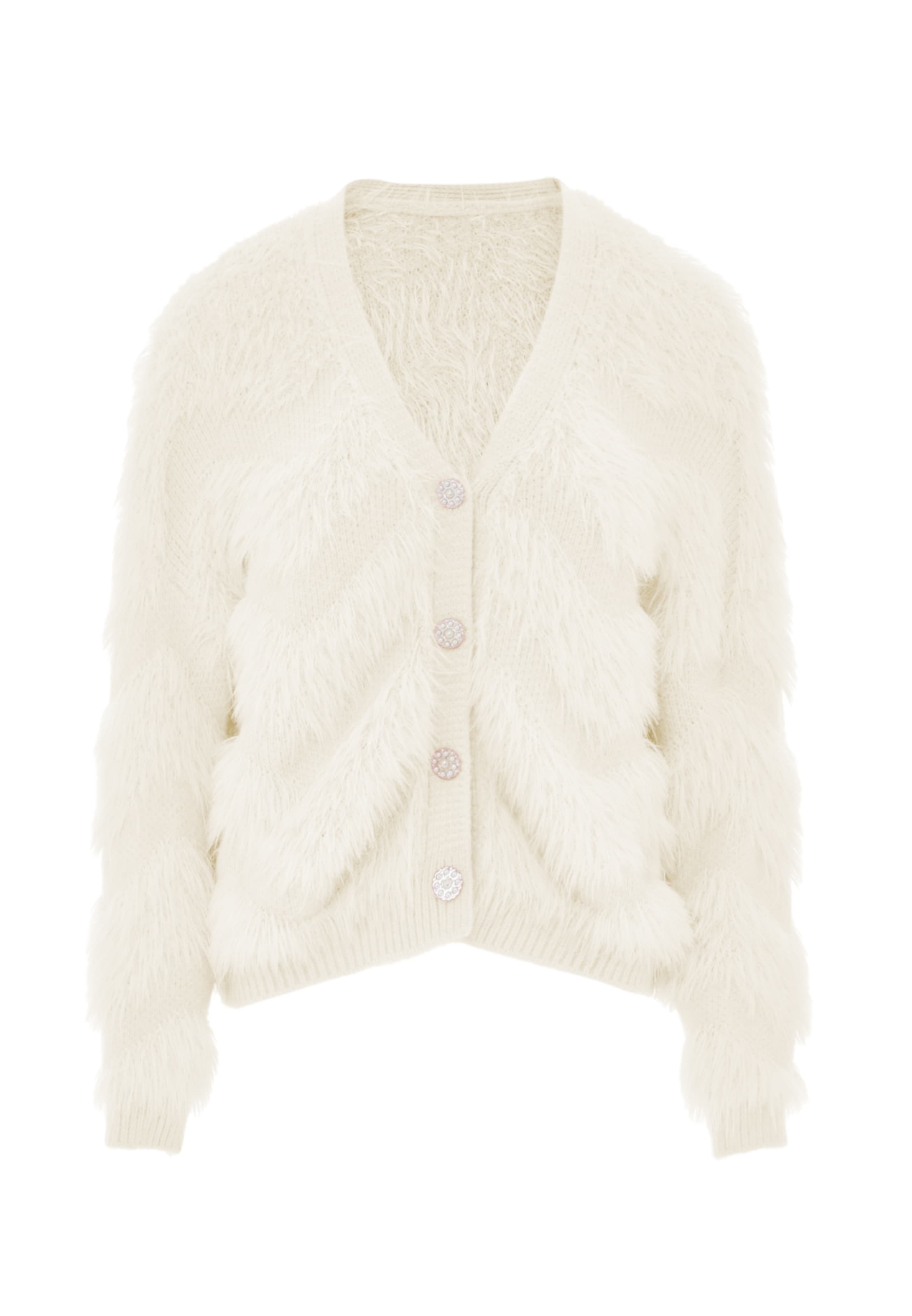 caneva - Casaco de malha em branco: frente