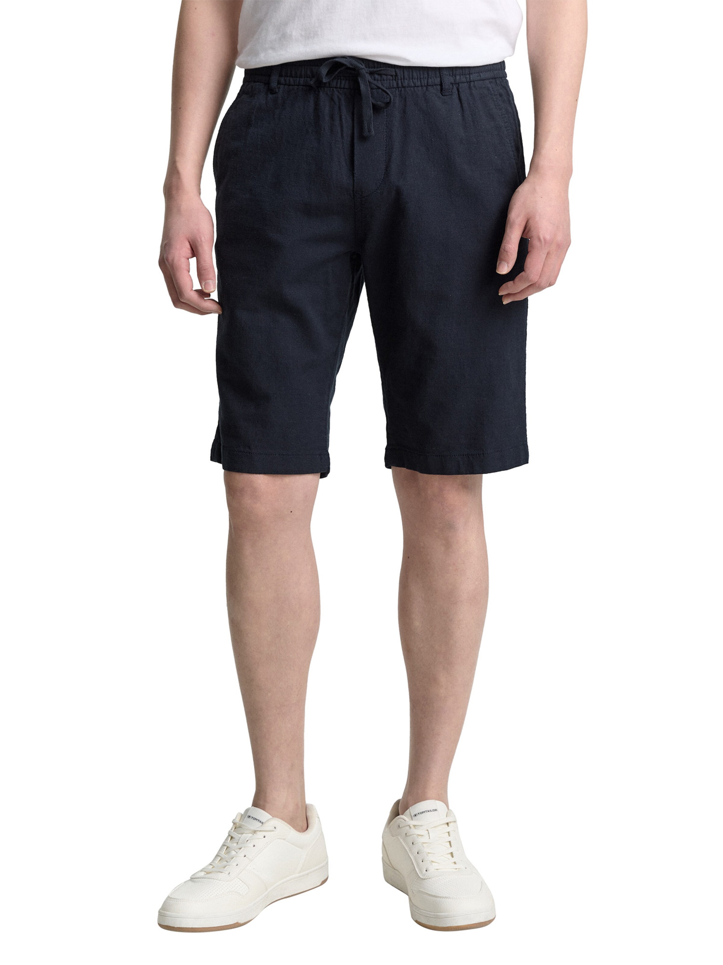 TOM TAILOR Regular Trousers in Blue: front