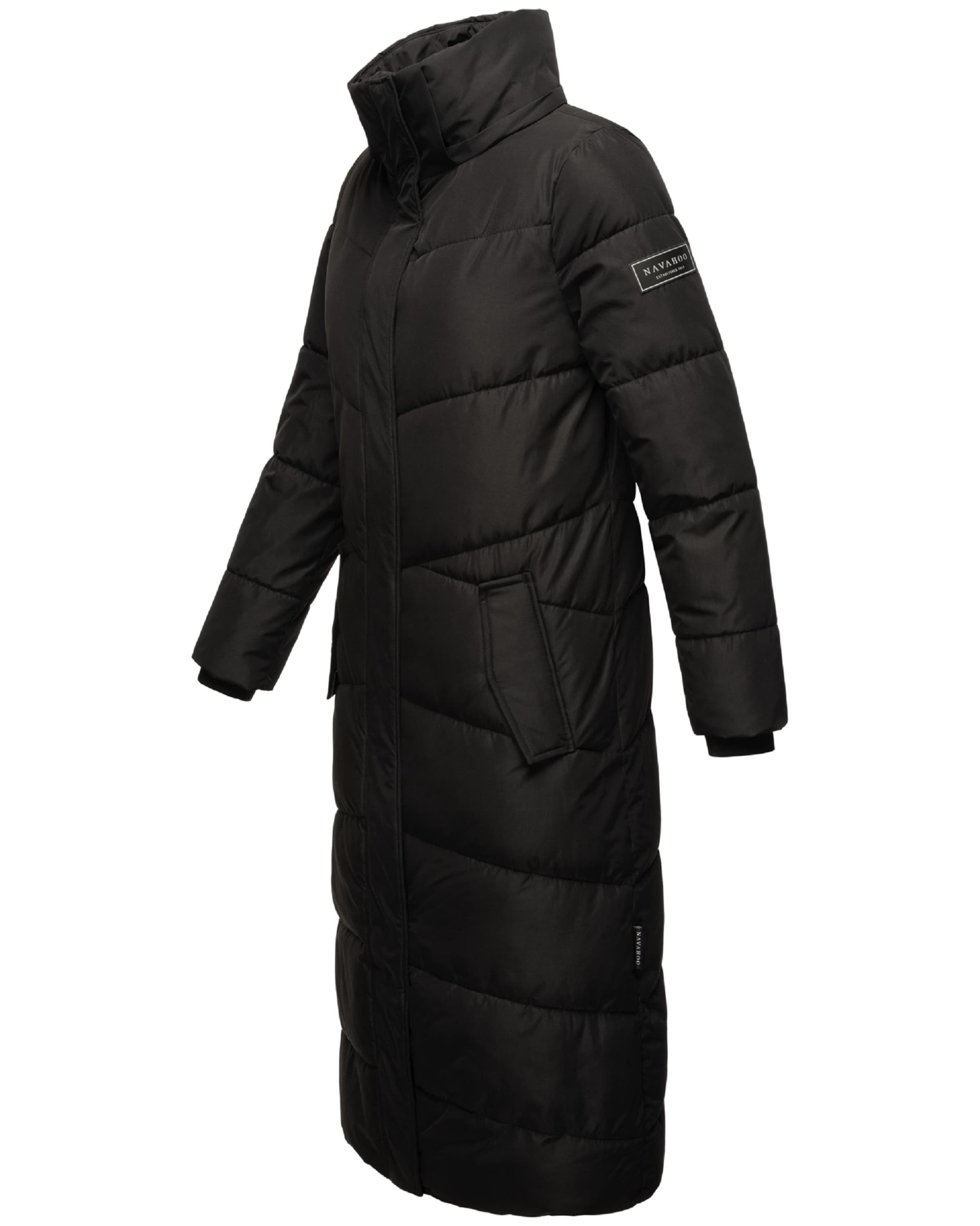 NAVAHOO Zimný kabát 'Hingucker XIV' - Čierna