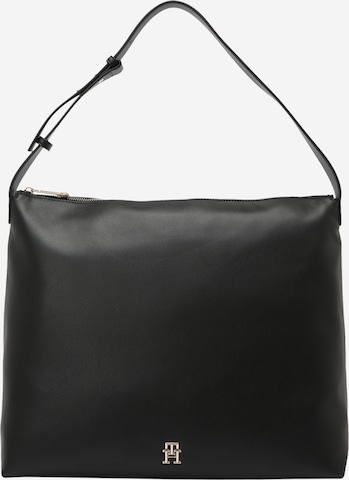 TOMMY HILFIGER Shoulder Bag in Black: front