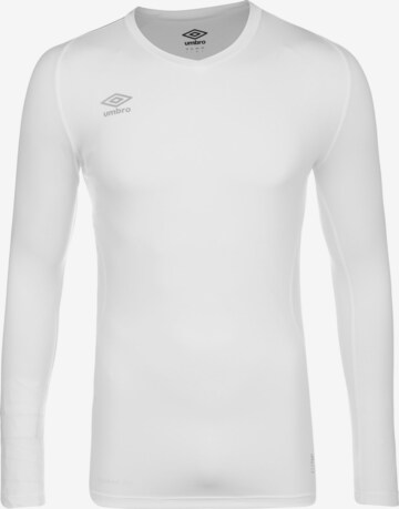 UMBRO Functioneel shirt 'Elite' in Wit: voorkant