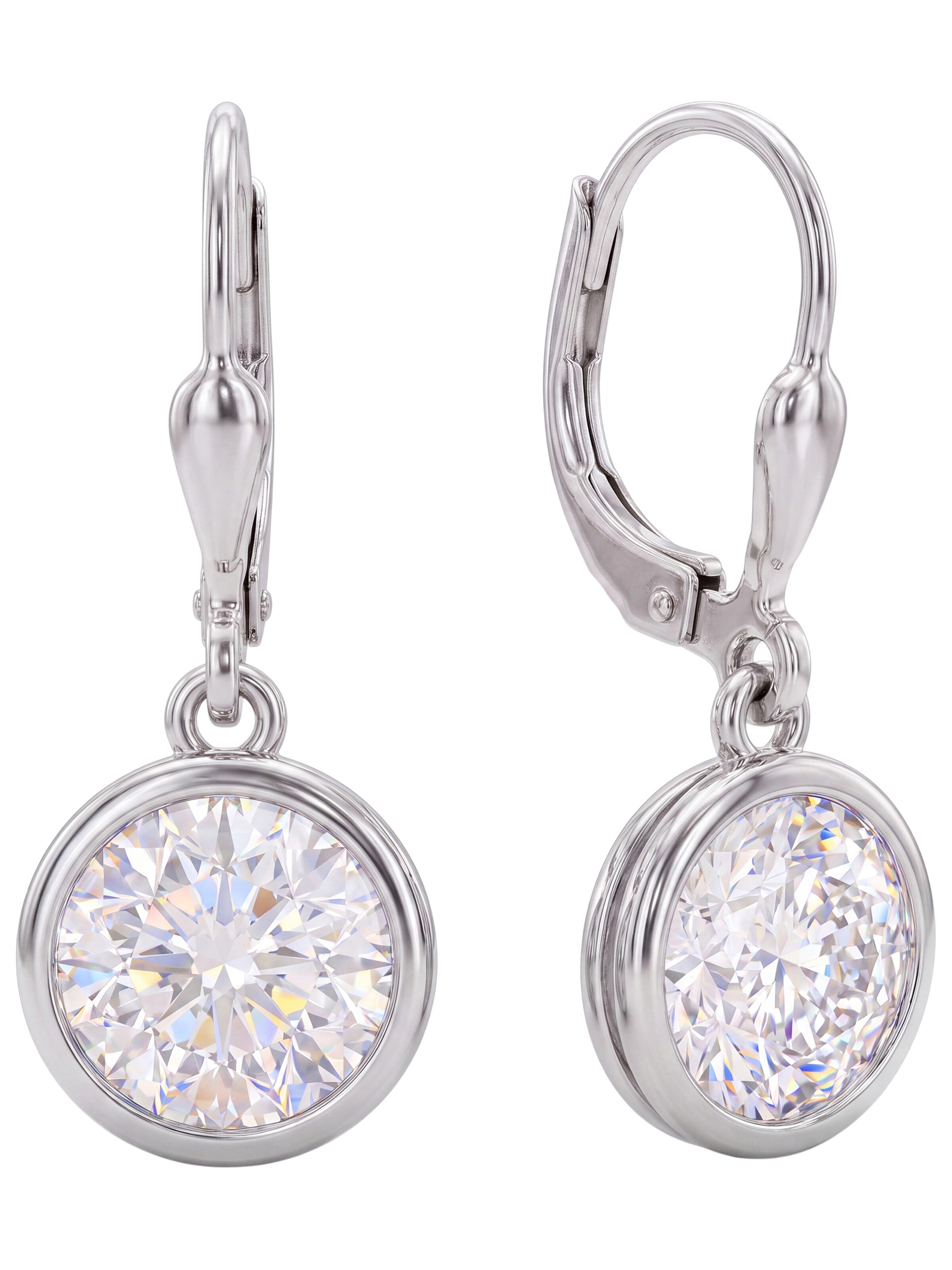 Jobo Earrings in Silver: front