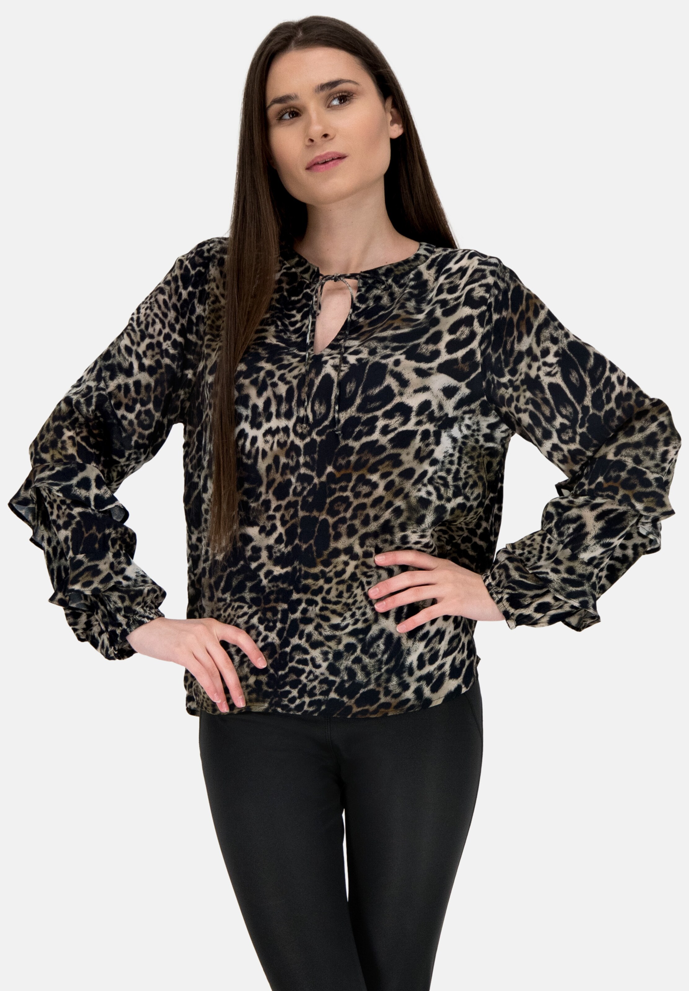 Frauen Große Größen PRINCESS GOES HOLLYWOOD Bluse 'LEO EASY' in Braun - PB56392 Frauen Große Größen PRINCESS GOES HOLLYWOOD Bluse 'LEO EASY' in Braun - PB56392