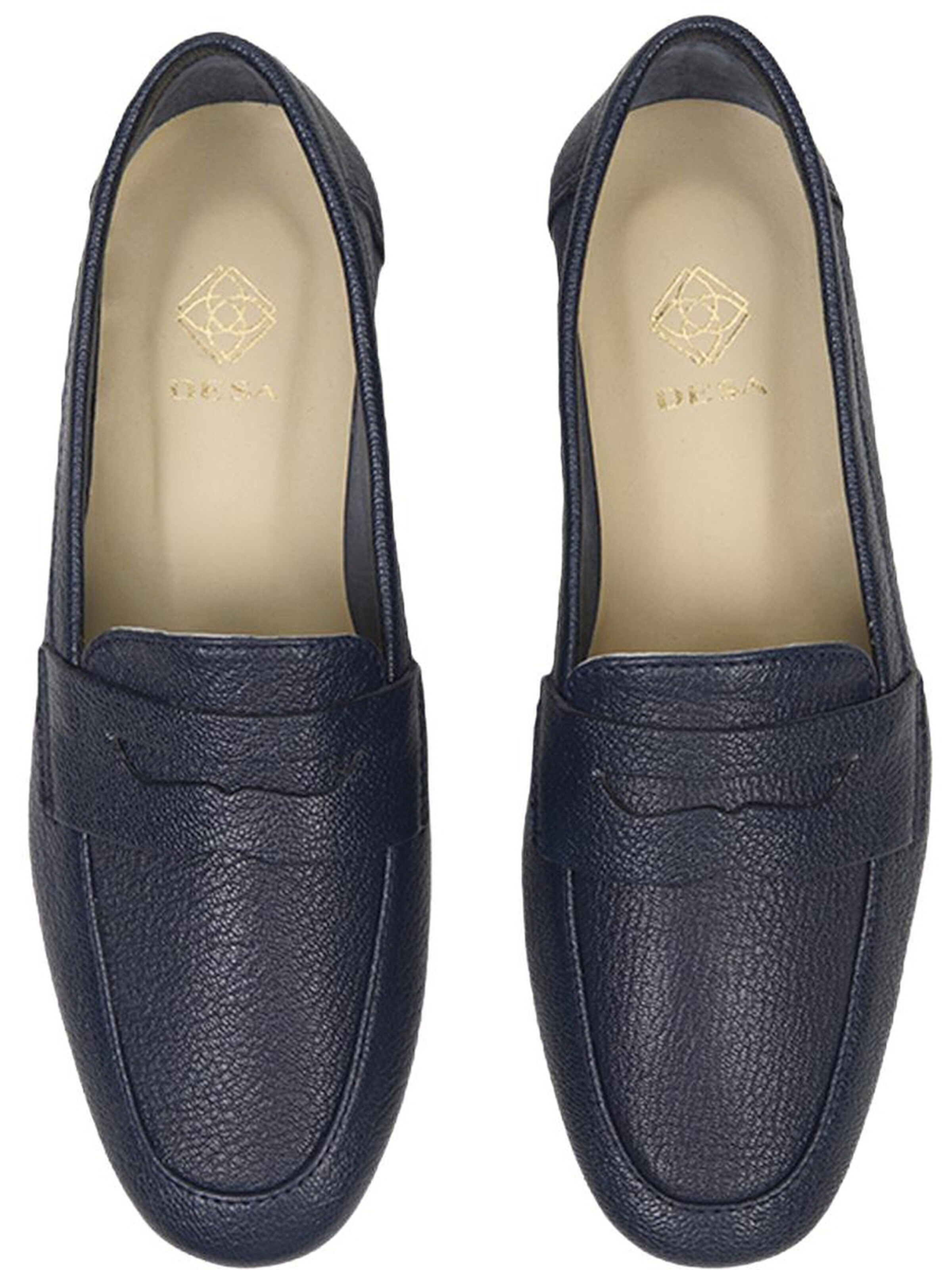 Desa Classic Flats 'Slipper' in Blue