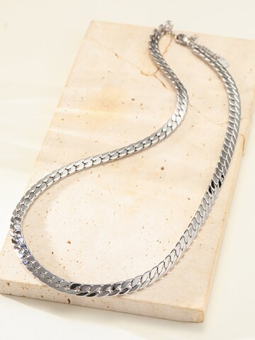 Hey Happiness Kette 'Thick Cuban' in Silber