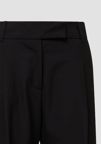 s.Oliver BLACK LABEL Wide leg Broek in Zwart