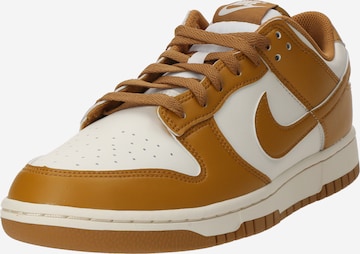 Sneaker bassa 'Dunk' di Nike Sportswear in giallo: frontale