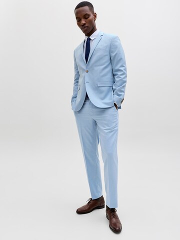 JACK & JONES Slimfit Παντελόνι με τσάκιση 'JPRSOLARIS' σε μπλε