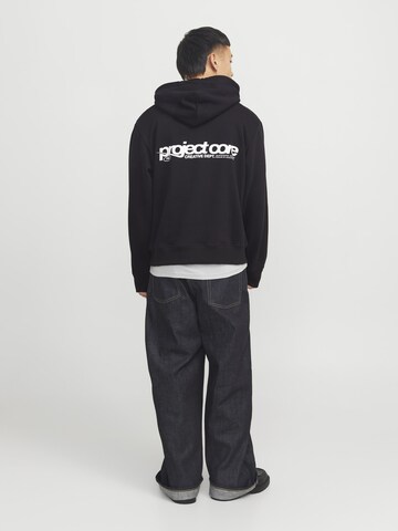 JACK & JONES Sweatshirt 'Union' in Black: front