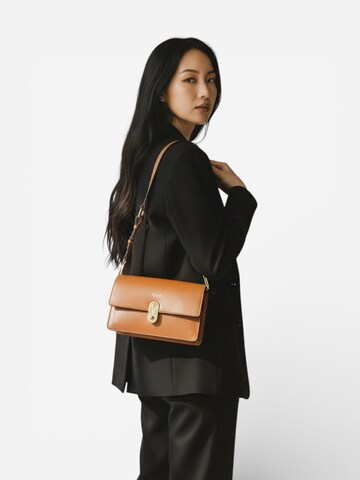 Cheval Firenze - Bolso de hombro 'Lola' en beige: frente