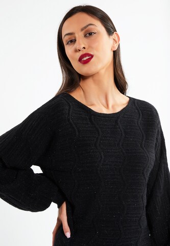 faina - Pullover em preto