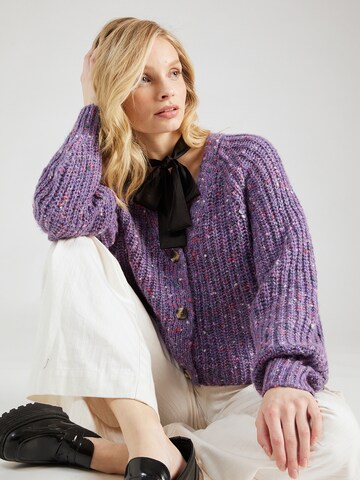 ONLY Knit cardigan 'SPRINKLE LIFE' in Purple