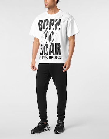 Plein Sport - Camiseta 'Scratch' en blanco